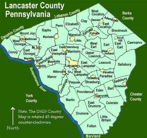 County PA Map