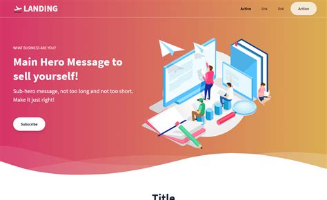 Landing Website Template