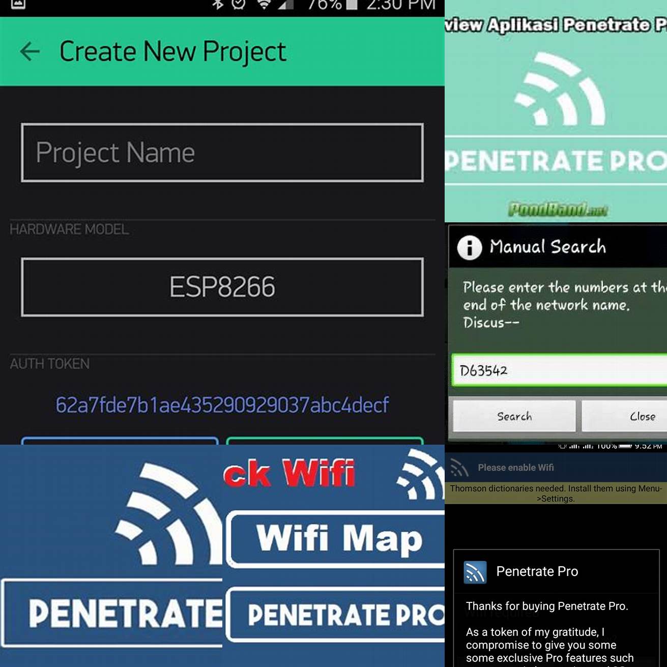 Langkah 1 Buka aplikasi Penetrate Pro v2 111 Android APK