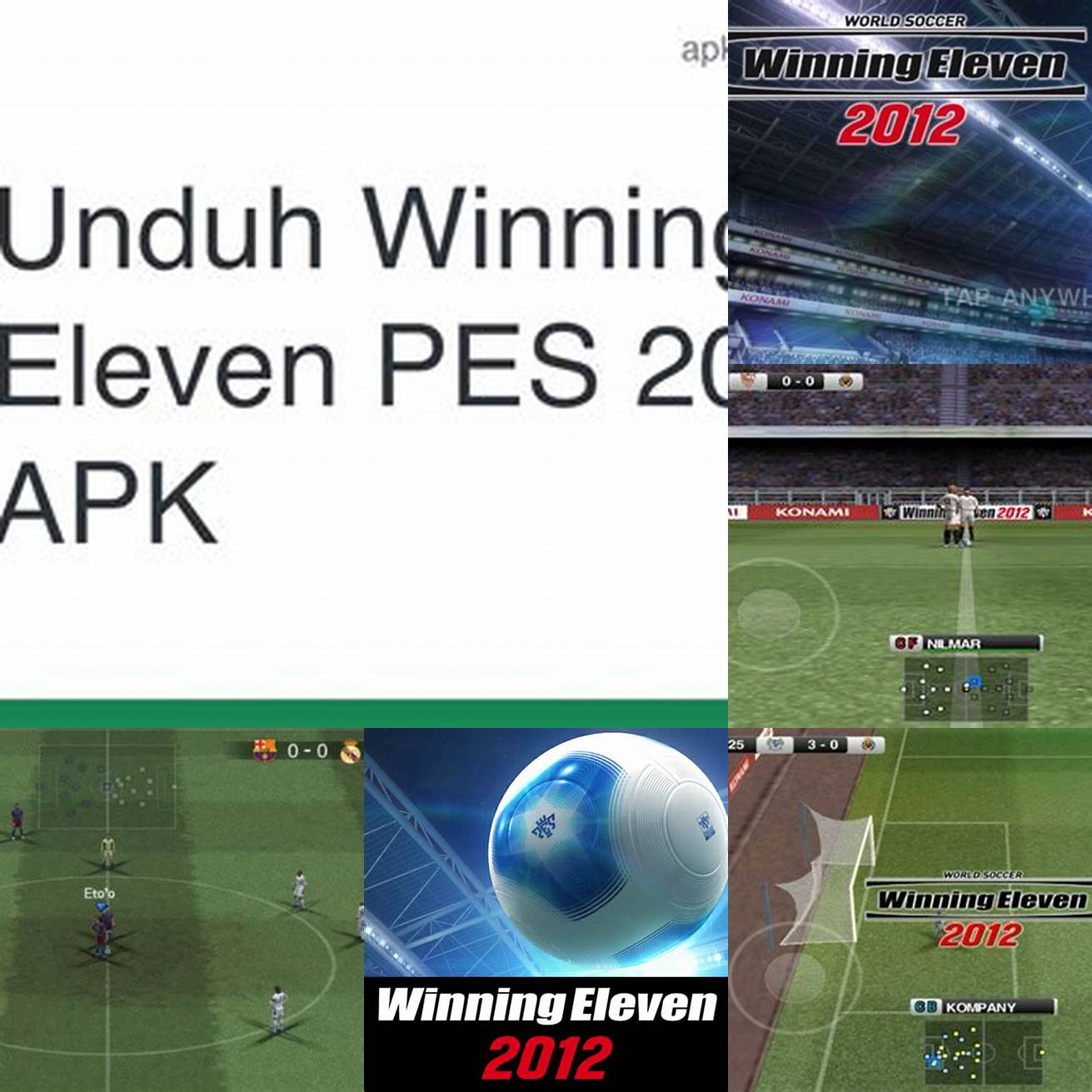 Langkah 1 Buka situs download APK Winning Eleven 2012 terbaru