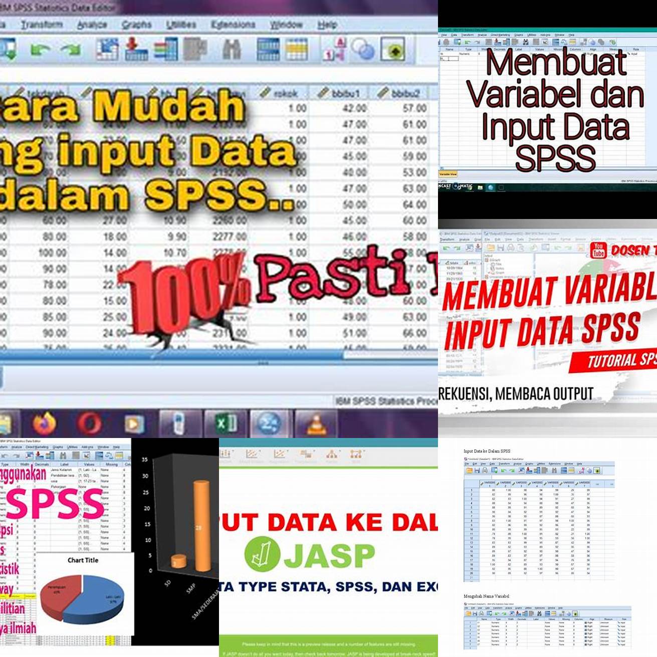 Langkah 1 Input data ke dalam SPSS