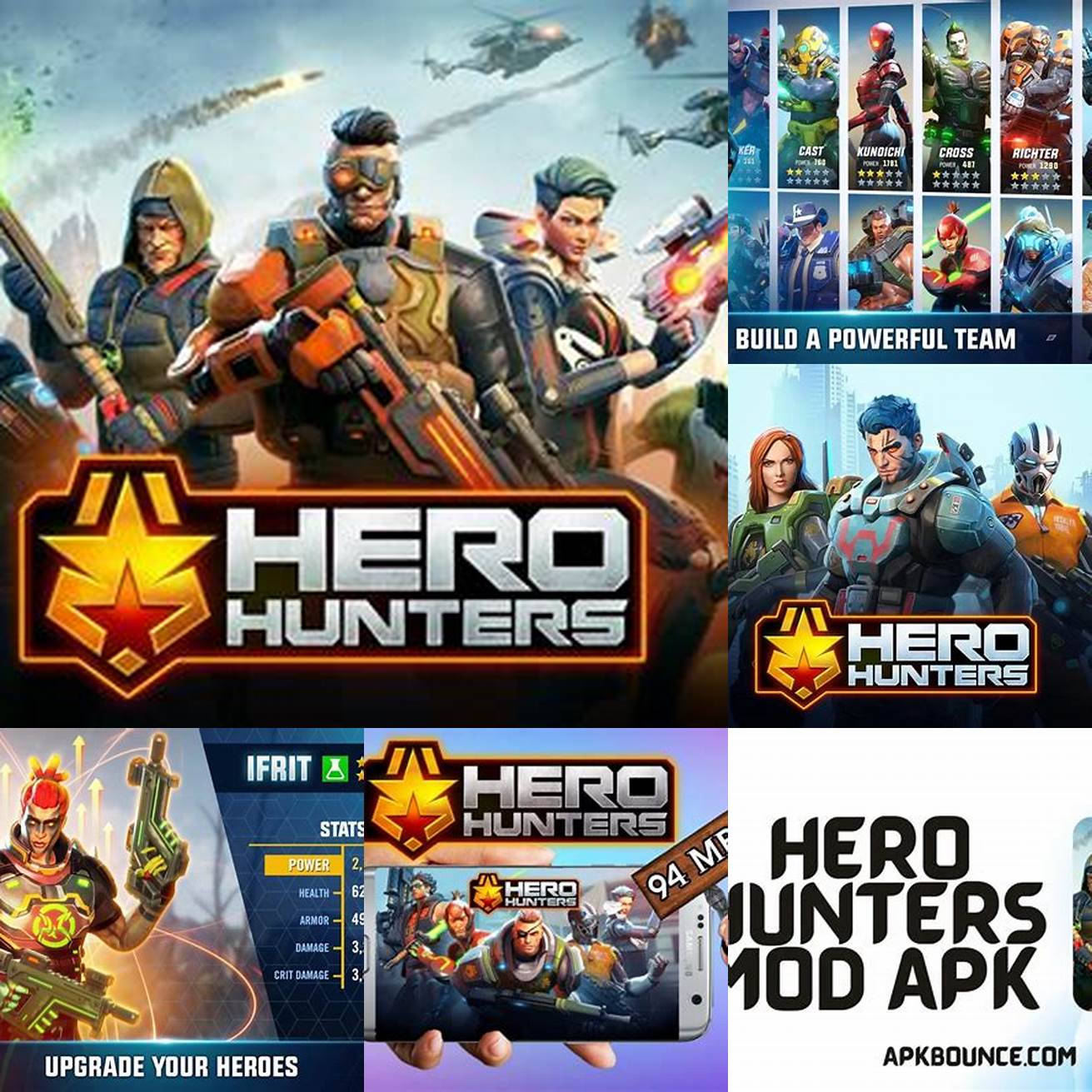 Langkah 1 Unduh Hero Hunters Mod APK dari situs web resmi atau tautan unduhan yang tersedia di internet