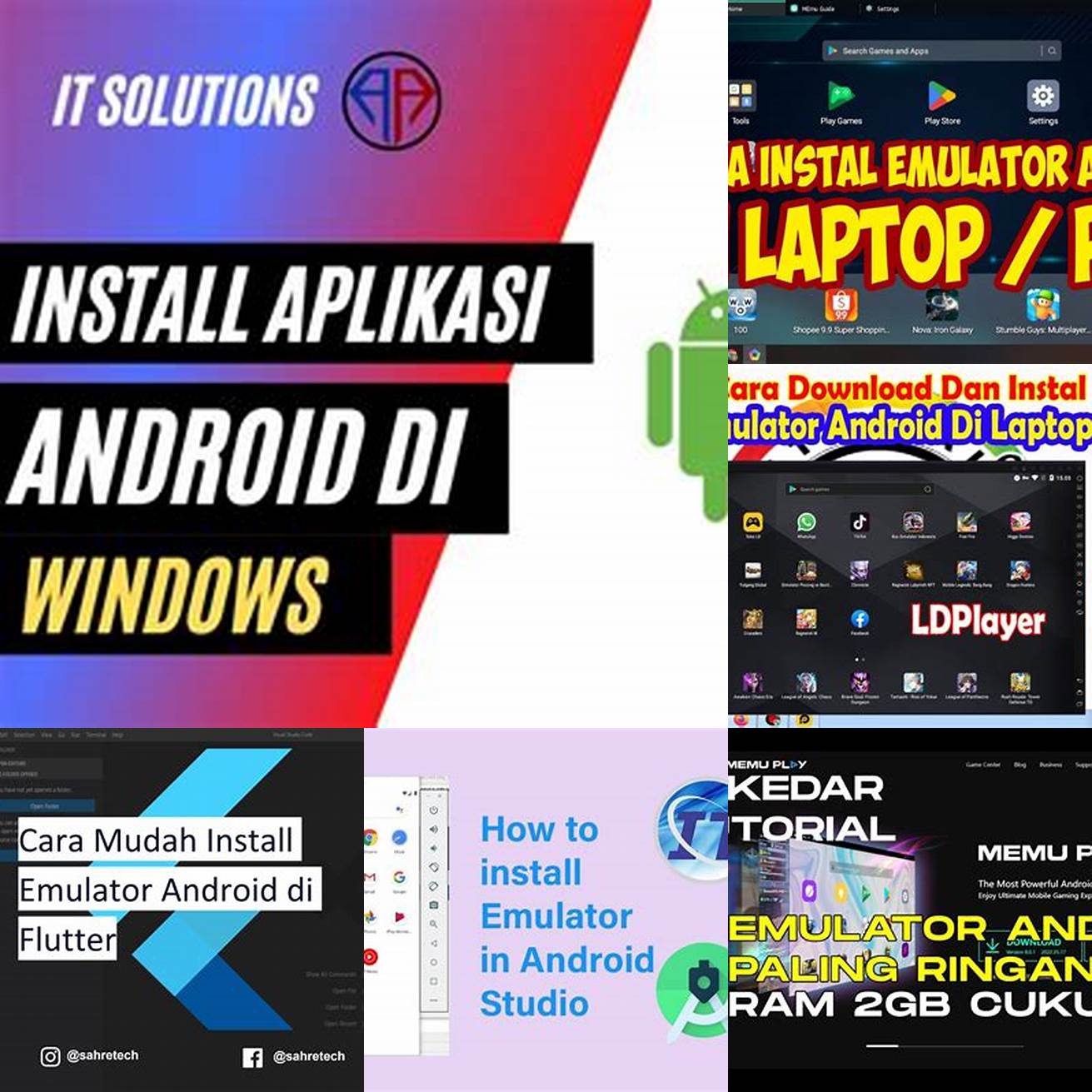 Langkah 2 Instal Emulator Android