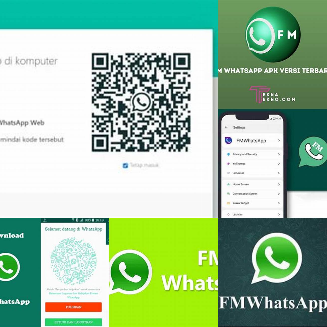 Langkah 2 Kunjungi situs web resmi FM WhatsApp