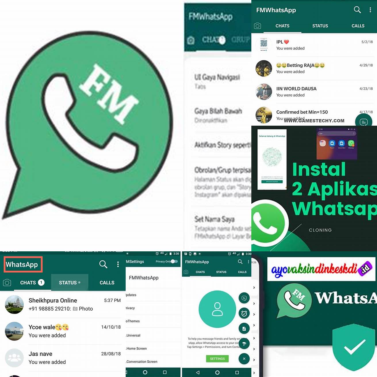Langkah 4 Setelah selesai mengunduh instal APK FM WhatsApp