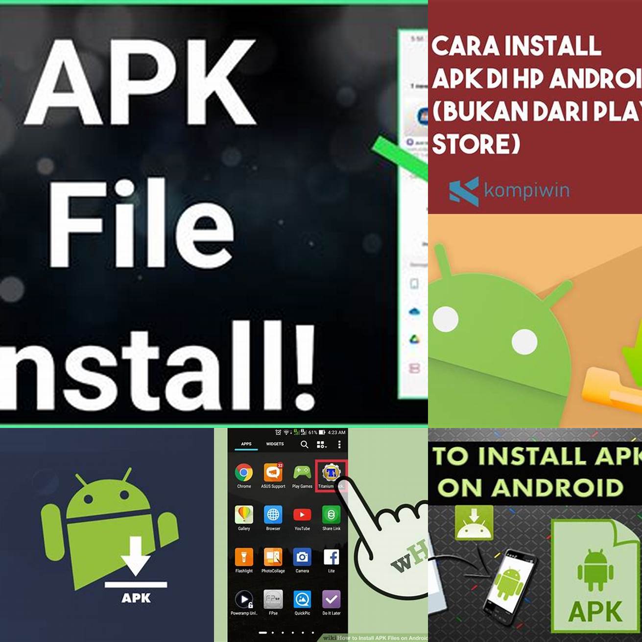 Langkah 5 Instal file apk