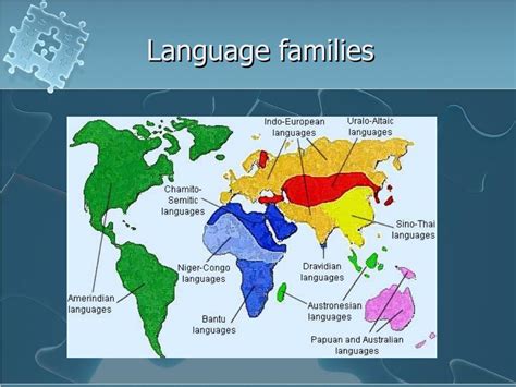 Language Families Chart