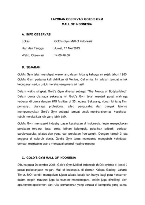 Laporan Observasi