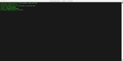 Laravel 5 - artisan seed ReflectionException Class SongsTableSeeder does not exist