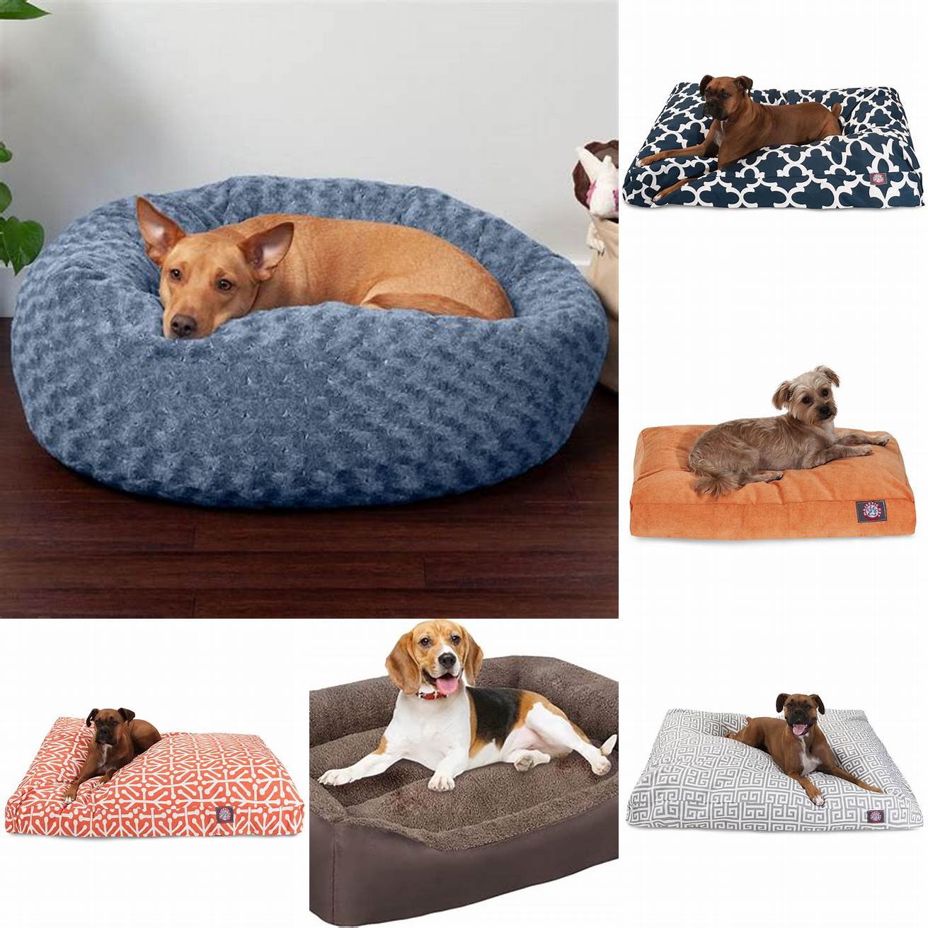Large Dog Bed with Removable Cover