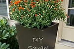 Large Outdoor Planters DIY