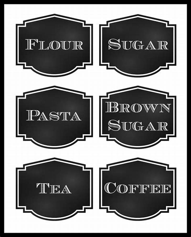 Large Printable Labels