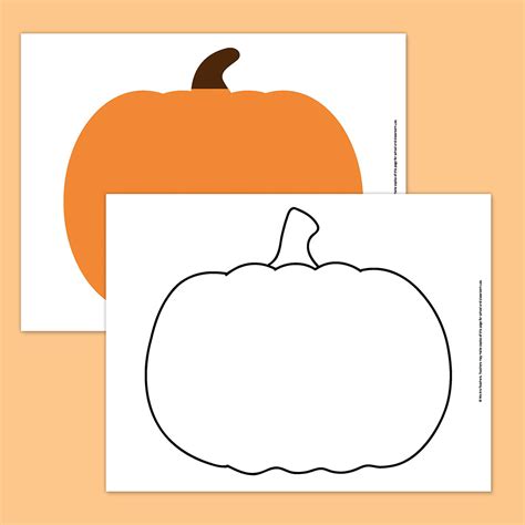 Large Pumpkin Template