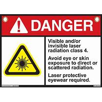 Laser Safety Signs