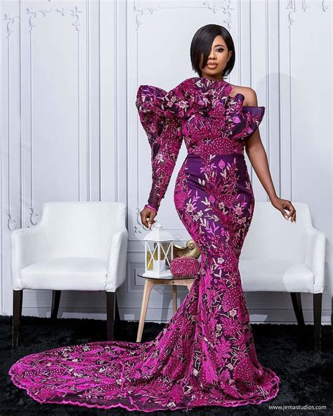 ASO Ebi Lace Gown Styles