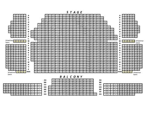 Lauderhill Performing Arts Center Seating Chart