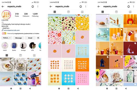 Layout Instagram