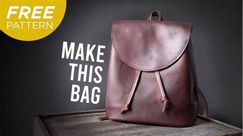 Leather Backpack Pattern