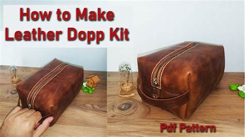 Leather Dopp Kit Pattern