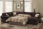 Leather Sectional Queen Sleeper Sofa