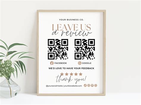 Leave Us A Review Template