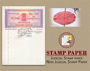 Legal stamp on paper