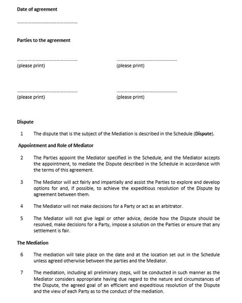 Legally Binding Agreement Template