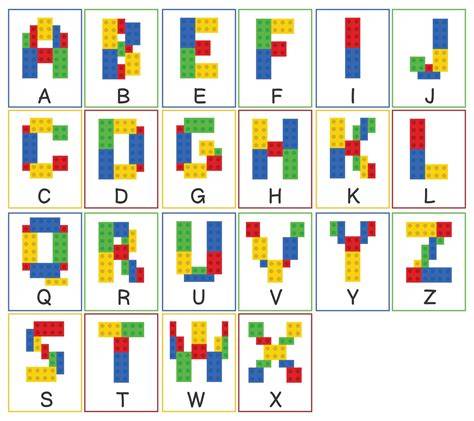 Lego Letter Template