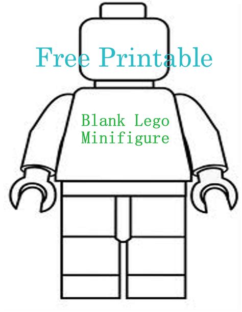 Lego Minifigure Printable