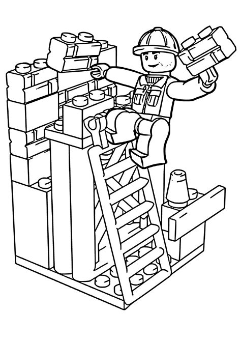 Lego Printable Coloring Pages