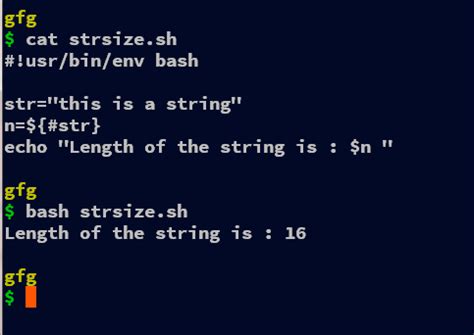 Length of string in bash