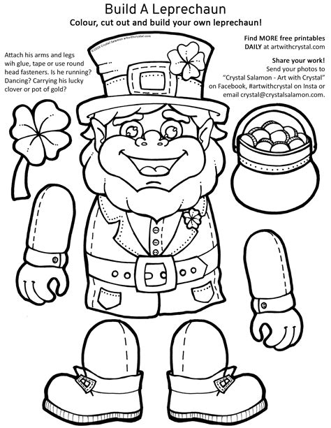 Leprechaun Template Printable