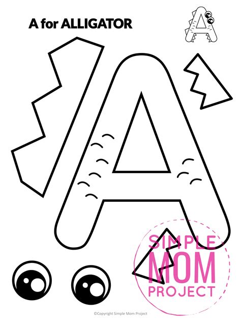 Letter A Craft Template