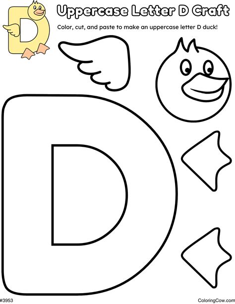 Letter D Crafts Printable