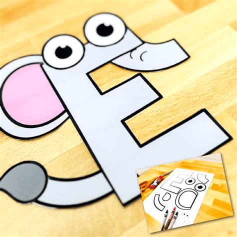 Letter E Craft Free Printable