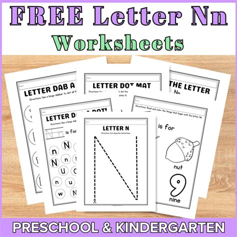 Letter N Printables