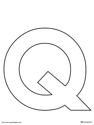 Letter Q Template