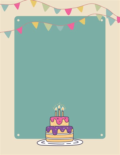 Letter Template For Cakes
