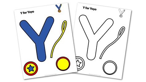 Letter Y Craft Printable