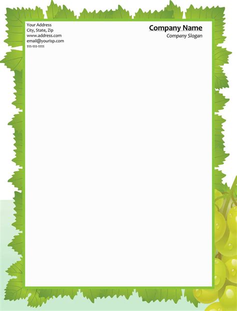 Letterhead Templates Word