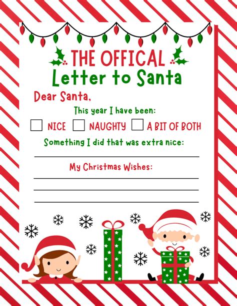 Letters From Santa Template Free
