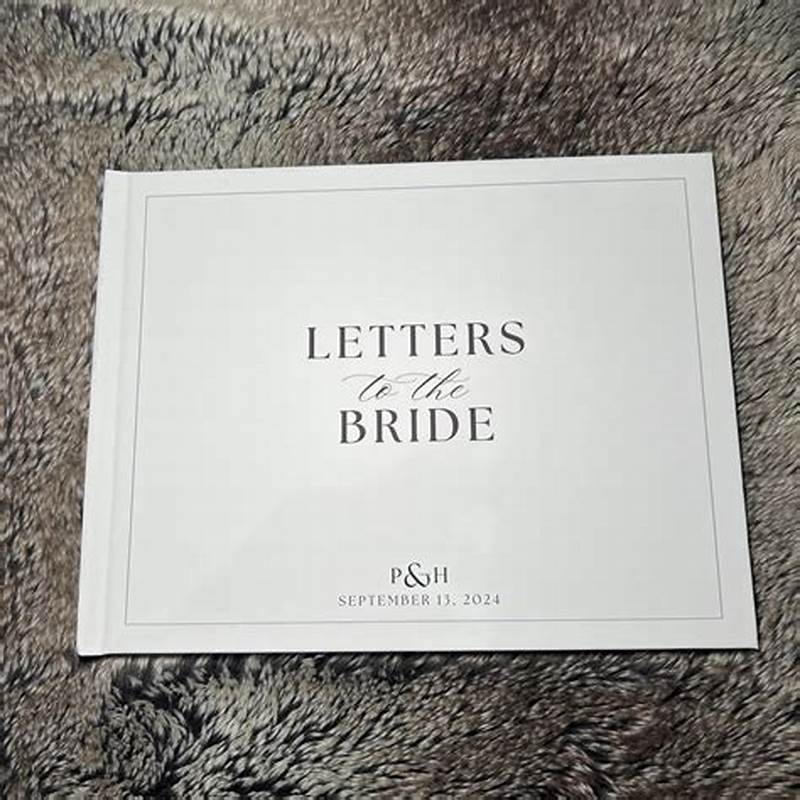 Letters To The Bride Template