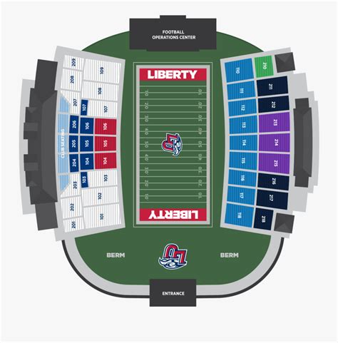 Liberty Football Stadium Seating Chart