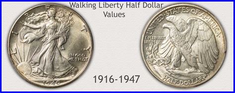 Liberty Half Dollars Value Chart