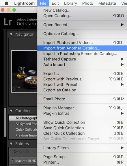 Lightroom Merge Two Catalogs