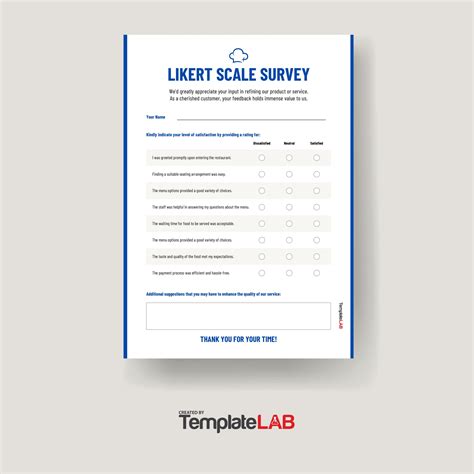 Likert Survey Template