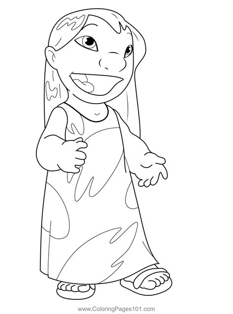 Lilo And Stitch Coloring Pages Free Printable