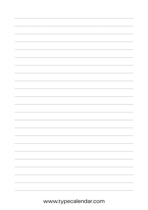 Lined Paper Printable With Blank Space To Draw