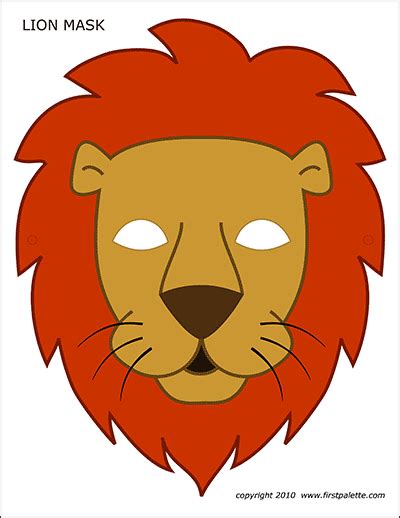 Lion Printable Mask