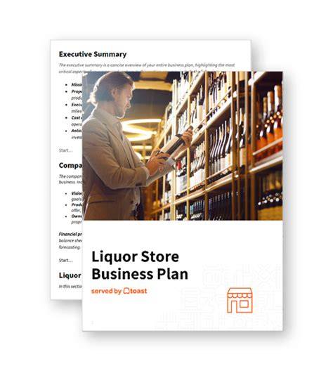 Liquor Store Business Plan Template
